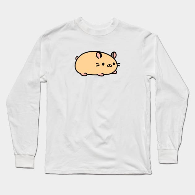 Hamster Long Sleeve T-Shirt by littlemandyart